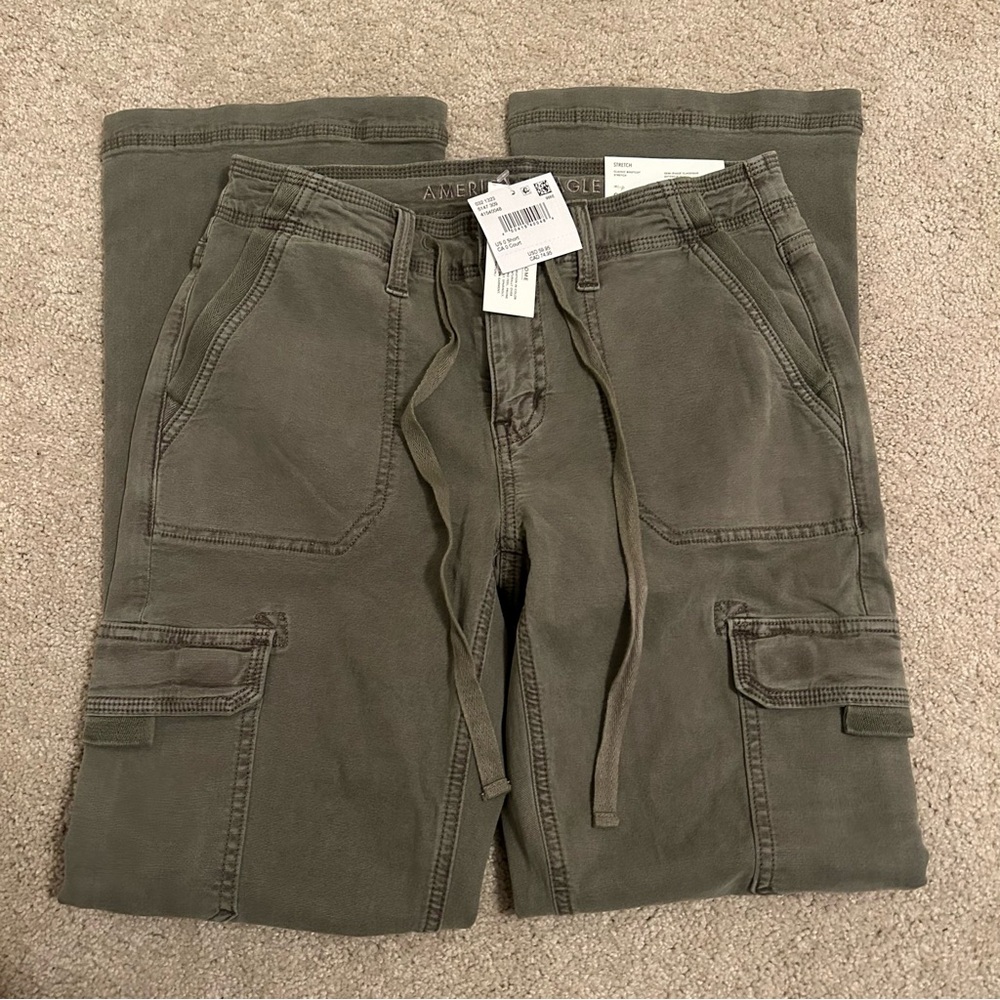 American Eagle AE Stretch classic bootcut cargo pants